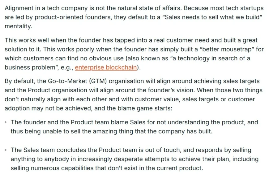 Aligning Product and Go-To-Market with Metrics